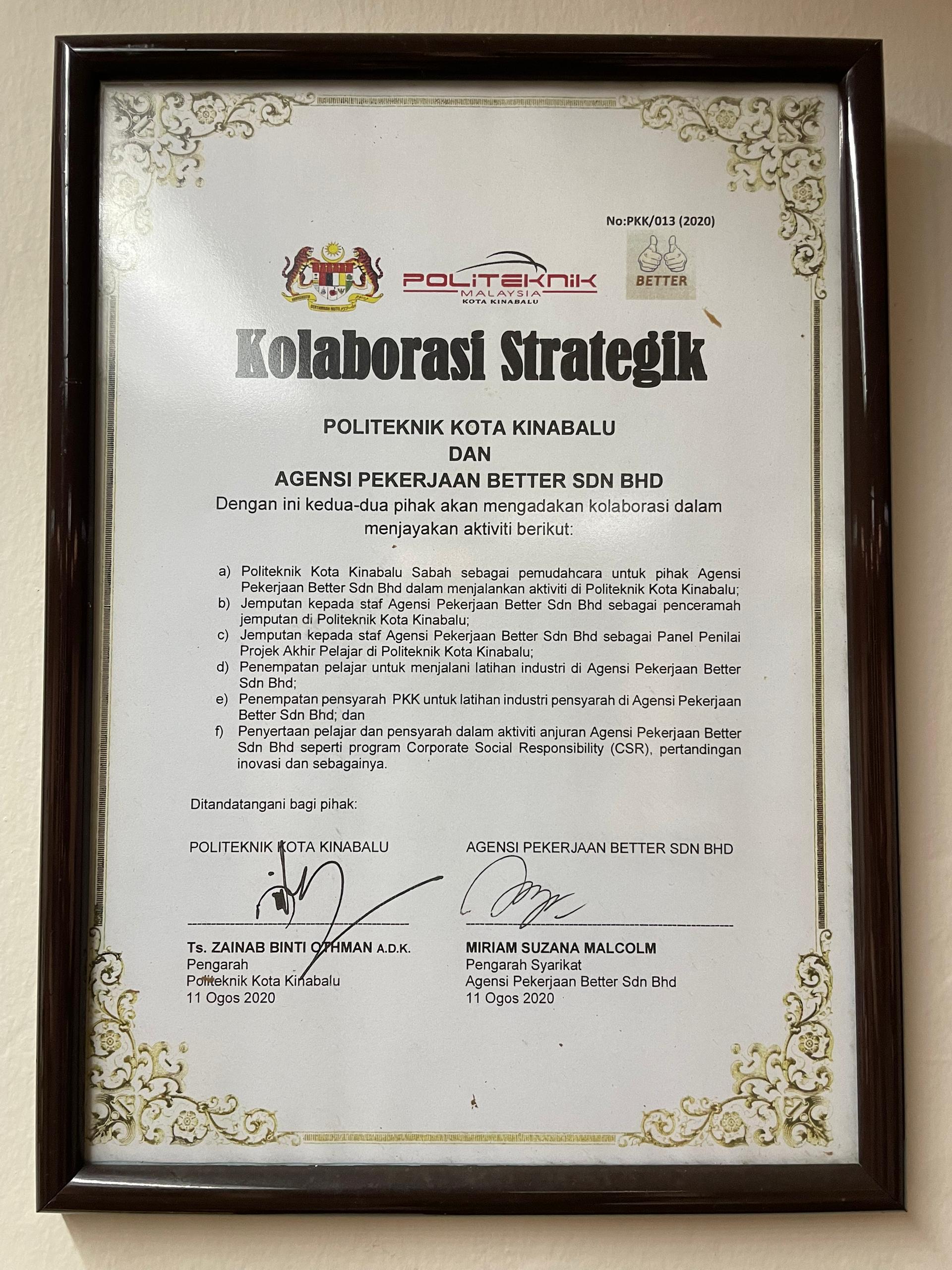 Agensi Pekerjaan BETTER Sdn Bhd